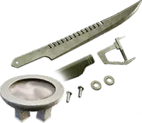 Diamodine blade parts